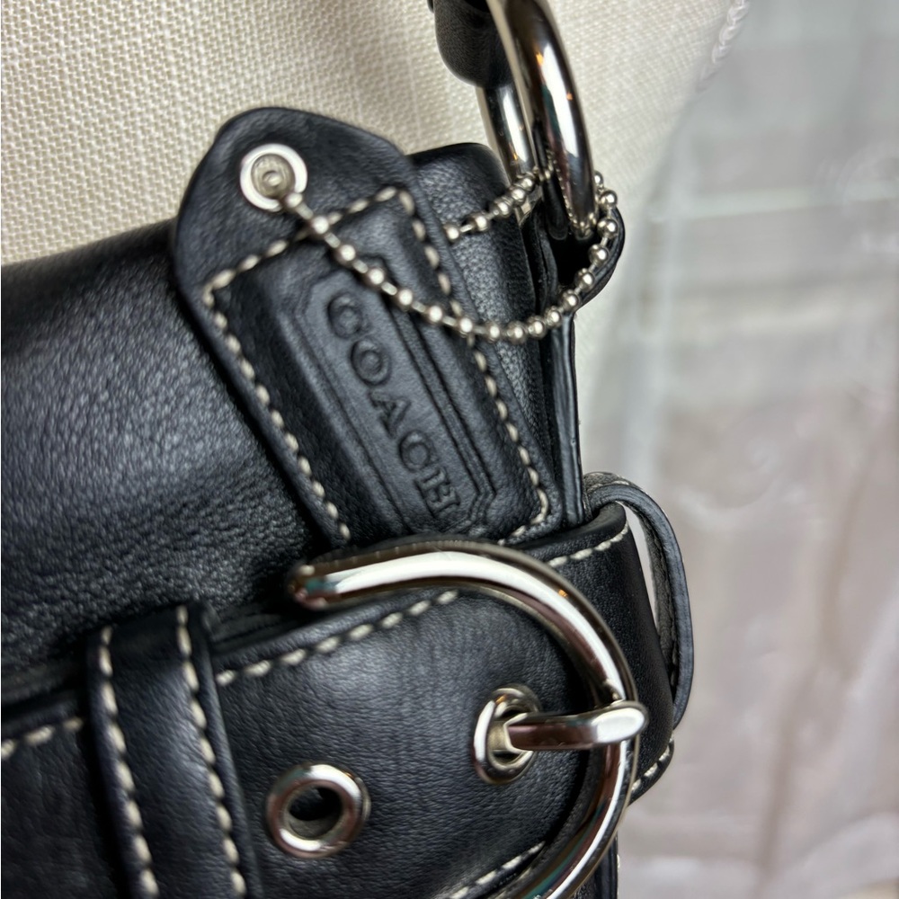 Coach Black Shoulder Bag - Picture 7 of 14